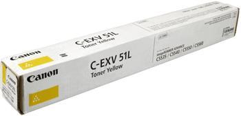 toner CANON C-EXV51LY yellow iRAC5535/AC5540/AC5550/AC5560 (26000 str.)