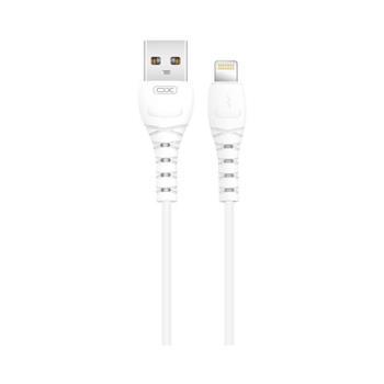 kábel XO NB165 Iphone(lightning)-USB biely (1m 3A)