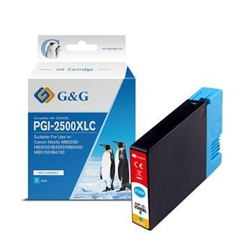alt. kazeta G&G pre CANON PGI-2500XLC Maxify MB5050/MB5350/IB4050 (20.4ml/C)