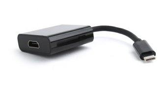 USB adaptér, USB typ C - HDMI , čierny, GEMBIRD