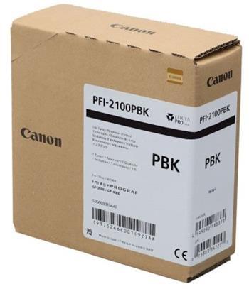 kazeta CANON PFI-2100PBK Photo Black iPF GP-2000/4000 (160 ml)