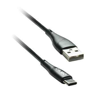 kábel CENTO C100 TypC-USB (1m,3A) čierny