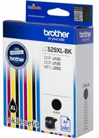 kazeta BROTHER LC-529XL Black DCP-J100/J105, MFC-J200 (2400 str.)