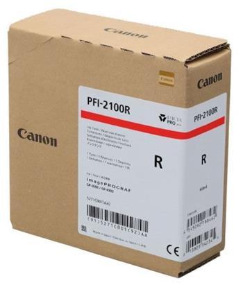 kazeta CANON PFI-2100R Red iPF GP-2000/4000 (160 ml)