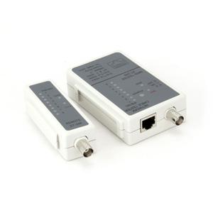 tester káblov CABLEXPERT RJ45 (UTP/STP) & RG-58, LED