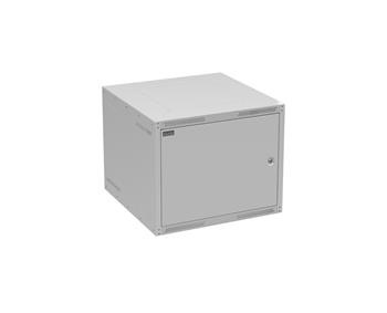 Rozvádzač nástenný GrandN 9U 600 mm, dvere plech, RAL 7035, GrandN-9U-66-21-G