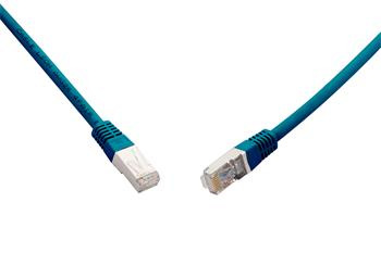 10 G patch kábel CAT6A SFTP LSOH 1 m modrý non-snag-proof C6A-315BU-1MB