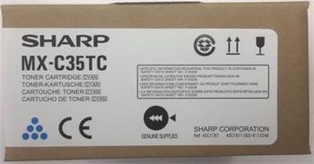 toner SHARP MX-C35TC Cyan MX-C357F/C407P (6000 str.)