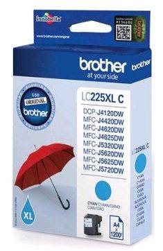 kazeta BROTHER LC-225XL Cyan MFC-J4420DW/J4620DW/J5320DW/J5620DW/J5720DW (1200 str.)