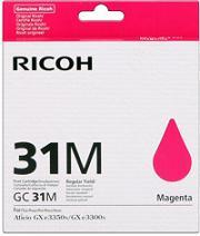 toner RICOH Typ GC 31 LC Magenta GXe2600/GXe3000N/GXe3300N/GXe3350N/GXe5550