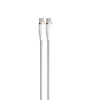 kábel Devia Star EC320 PD USB-C - USB-C 1,5 m 60W 3A biely