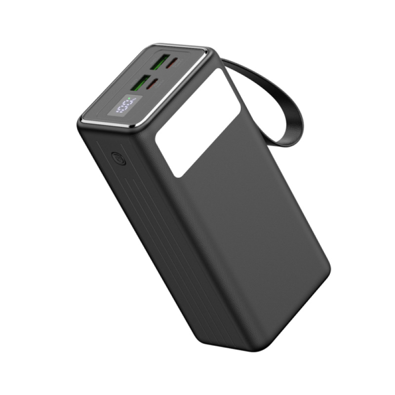 Platinet PMPB4065 Powerbanka 40000 mAh 65W Power Delivery, 2xUSB-C, 2xUSB-A, kábel USB-C 1m, black 2