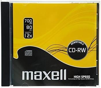 CD-RW MAXELL 700MB 12X (1ks v hrubom obale)