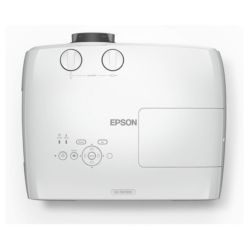 projektor EPSON EH-TW7100, 3LCD, 3000ANSI, 4K PRO-UHD, 100.000:1, 3D + platno 2