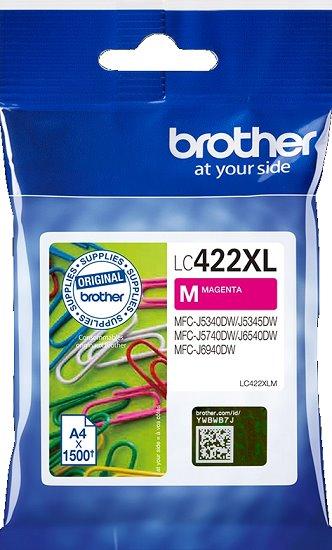 kazeta BROTHER LC-422XL Magenta MFC-J5340DW/MFC-J5740DW (DE)