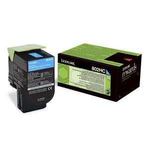 Toner Lexmark CX410/CX510 802HC CYAN (3000 str.)