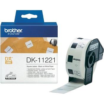 rolka BROTHER DK11221 Square Labels (1000 ks)
