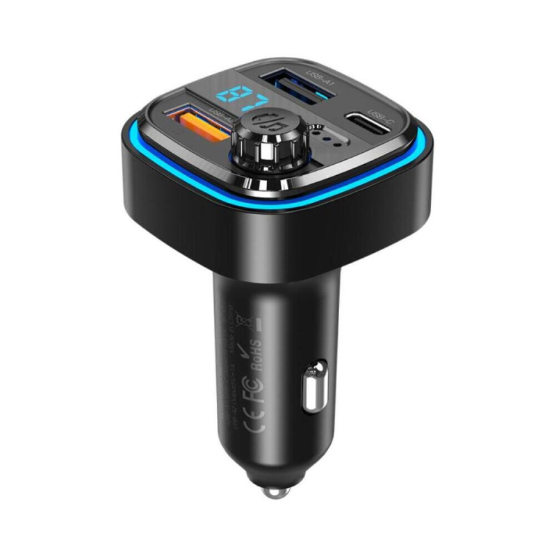 bluetooth FM transmitter XO BCC08 čierny 1