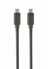 kábel USB typ C na USB typ C, 1,5m, 60W, 480Mb/s čierny, CABLEXPERT