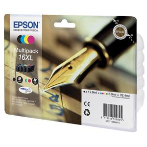 multipack EPSON WF2520/2530/2540/2750 T1636 CMYK XL 16