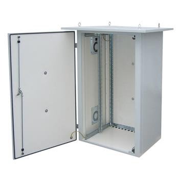 Rozvádzač termoizolovaný LC-07 15U 700x400 RAL7035 s vent. ľavá bočnica LC-07-15U-74-25002-0L-G