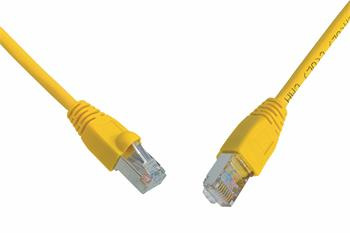 Patch kábel CAT5E SFTP PVC 15 m žltý snag-proof C5E-315YE-15MB