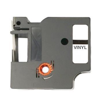 kompatibilná páska pre DYMO 18443 PROFI D1 RHINO Black On White Vinyl Tape (9mm)