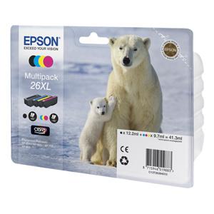 multipack EPSON XP-600/700 T2636 CMYK 26XL Claria