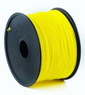 ABS plastic filament pre 3D tlač, priemer 1,75mm, farba žltá, Gembird