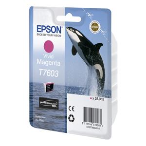 kazeta EPSON T7603 SureColor SC-P600 vivid magenta