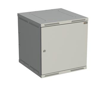 Rozvádzač nástenný SENSA 12U 600 mm, dvere plech, RAL 7035, SENSA-12U-66-21-G