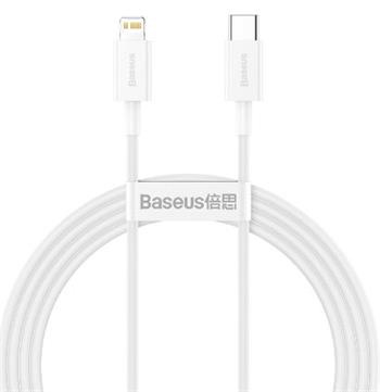 kábel Baseus Superior PD USB-typ C - Lightning 20W 2,0 m, biely