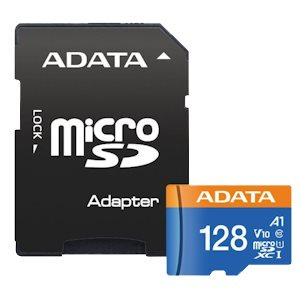 Pamäťová karta ADATA Premier micro SDXC karta 128GB UHS-I Class 10 + adaptér