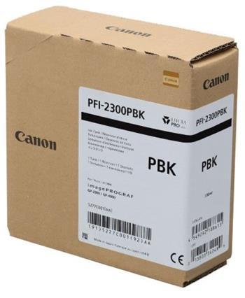 kazeta CANON PFI-2300PBK Photo Black iPF GP-2000/4000 (330 ml)