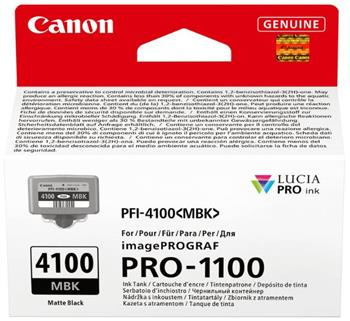 kazeta CANON PFI-4100MBK Matte Black iPF PRO-1100 (80 ml)