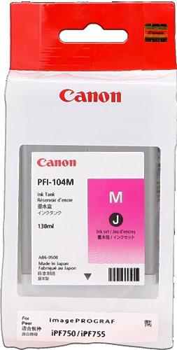 kazeta CANON PFI-104M magenta iPF 650/655/750/755/760/765 (130 ml)