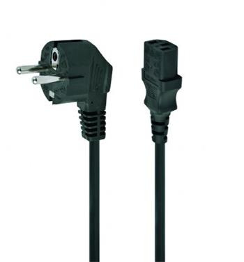 kábel napájací sieťový 220V 3m, CABLEXPERT čierny