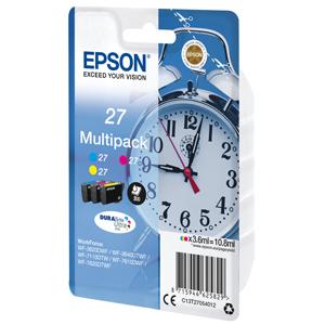 multipack kazeta EPSON WF-3620,3640,7110,7610,7620 T2704 27 (CMY) (3x300 str.)