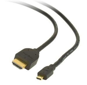 kábel z HDMI micro (typ D) na HDMI, 3m, CABLEXPERT