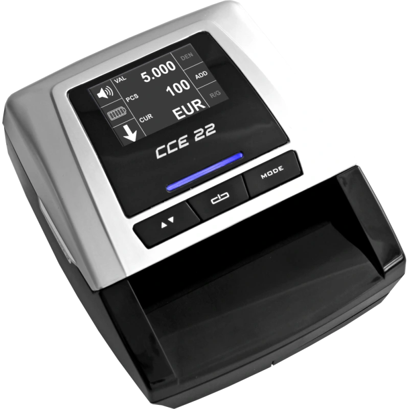 Overovač bankoviek CCE22