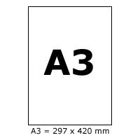 etikety RAYFILM 297x420 vysokolesklé biele laser A3 R01191123A3A (100 list./A3)