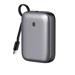 Platinet PMPB1020C Powerbanka 10000 mAh 20W Power Delivery, 2xUSB-C, 1xUSB-A, kábel USB-C 1m, black 6