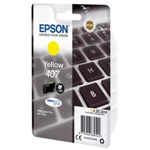 kazeta EPSON 407 L WorkForce WF-4745 yellow (1900 str.)