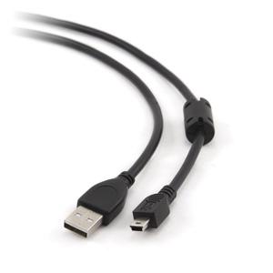 kábel USB 2.0 Mini 5pin 1.8m CABLEXPERT premium quality čier