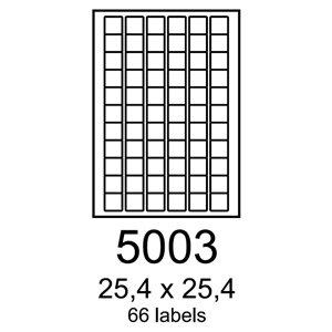 etikety RAYFILM 25,4x25,4 univerzálne žlté R01215003 (100 list./A4)