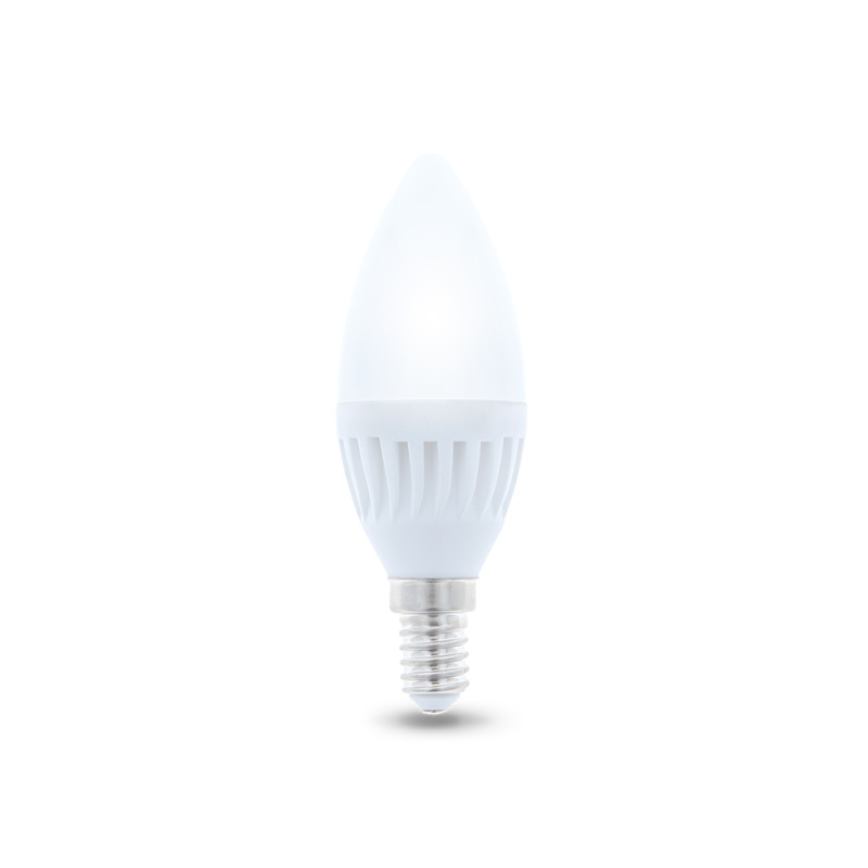 LED žiarovka Forever E14 C37 10W 230V 6000K (studená biela) 900lm keramická 1