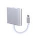USB hub typ C, multi adaptér - HDMI / USB 3.0 / USB typ C, strieborný, GEMBIRD 3