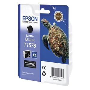 kazeta EPSON matte-black, with pigment ink EPSON UltraChrome K3, series Turtle-Size XL, in blister p