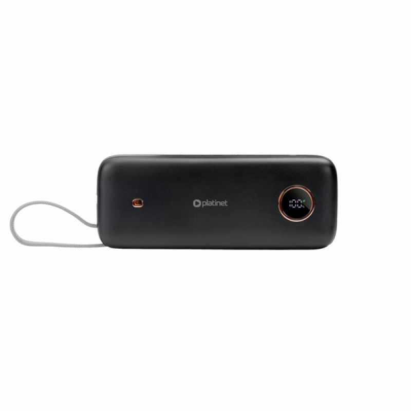 Platinet PMPB2070 Powerbanka 20000 mAh 70W Power Delivery, 1xUSB-C, 1xUSB-A, kábel USB-C 1m, black 4