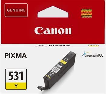 kazeta CANON CLI-531Y yellow PIXMA TS8750/TS8751 (515 str.)